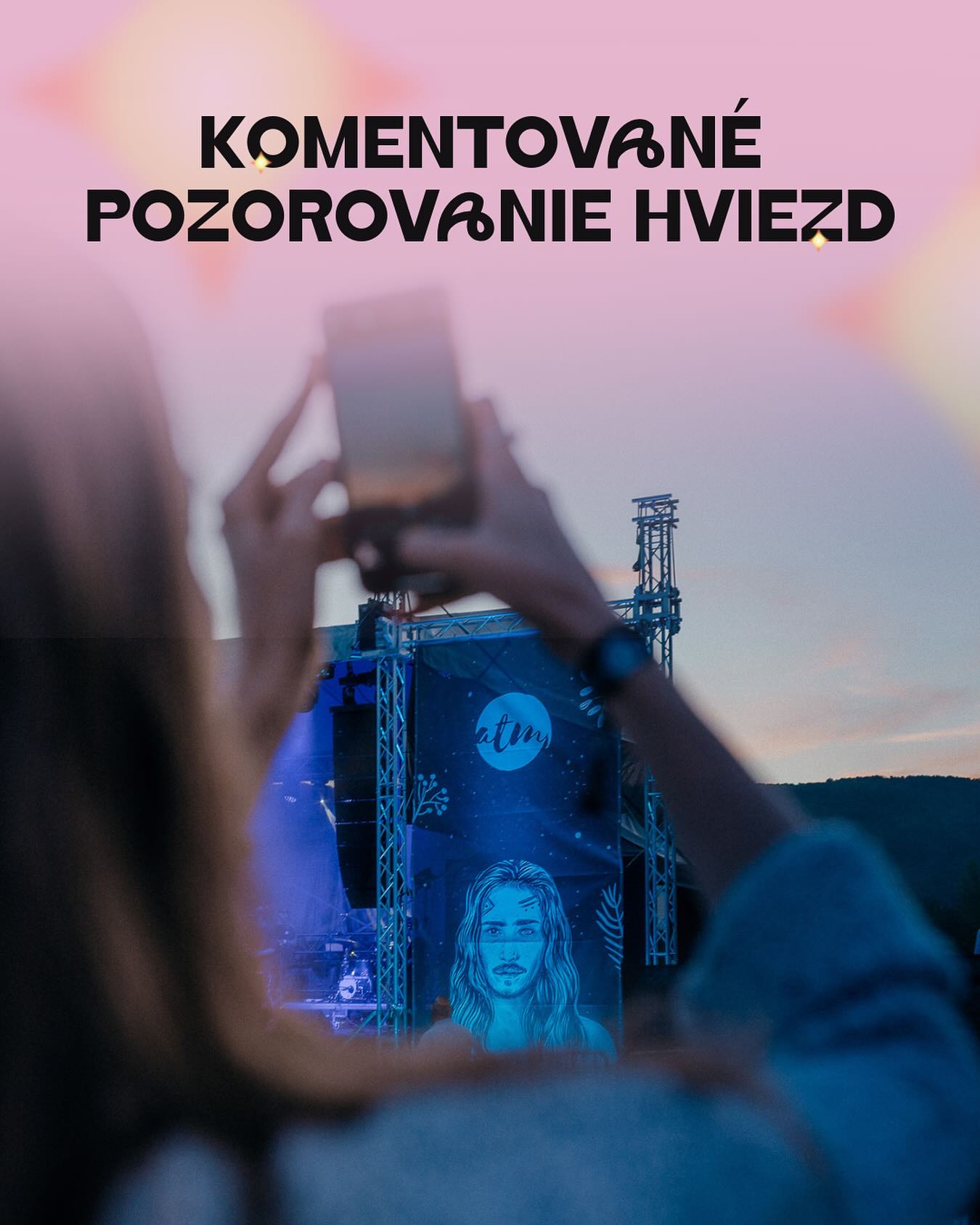 Komentované pozorovanie hviezd 🌠
Keď sa v Hontianskych Nemciach zotmie, obloha odhalí to, čo v meste ostáva skryté. So Slovenskými planetáriami sa ponoríme do tajomstiev nočnej oblohy - s výkladom odborníkov a s ďalekohľadmi, ktoré priblížia aj to, čo voľným okom nevidieť. ✨
Čaká nás komentované pozorovanie hviezd, ktoré otvorí dvere do vesmíru všetkým - romantikom, astronadšencom, zvedavým deťom aj tým, ktorí sa len chcú na chvíľu zastaviť.
📍Stretneme sa v piatok o 22:00 a 23:30 pri Infostánku.
Vstupenky nájdete na https://festivalatmosfera.sk/vstupenky/.